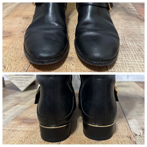 Tory Burch Black Sofia Riding Boots - Picture 11 of 14